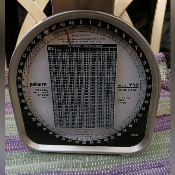 ✈🏈Vintage Pelouze Postal Scale 2002 Model Y50, Office Decor.🎁🏠🏀⛳️🏓 - Picture 9 of 10